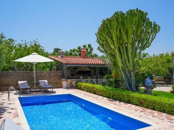 Villa Elysian Private Pool & Garden View Antimachia