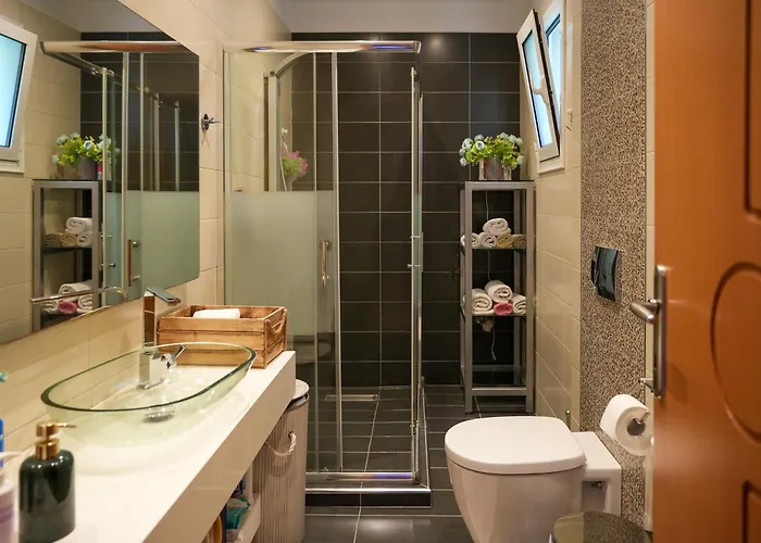 Villa Elysian Private Pool & Garden View 빌라 Antimachia